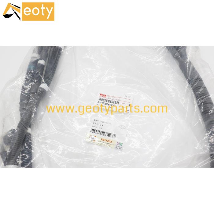 Isuzu 4HK1 6HK1 Wire Harness 8-98002897-7 Excavator ZX200-3