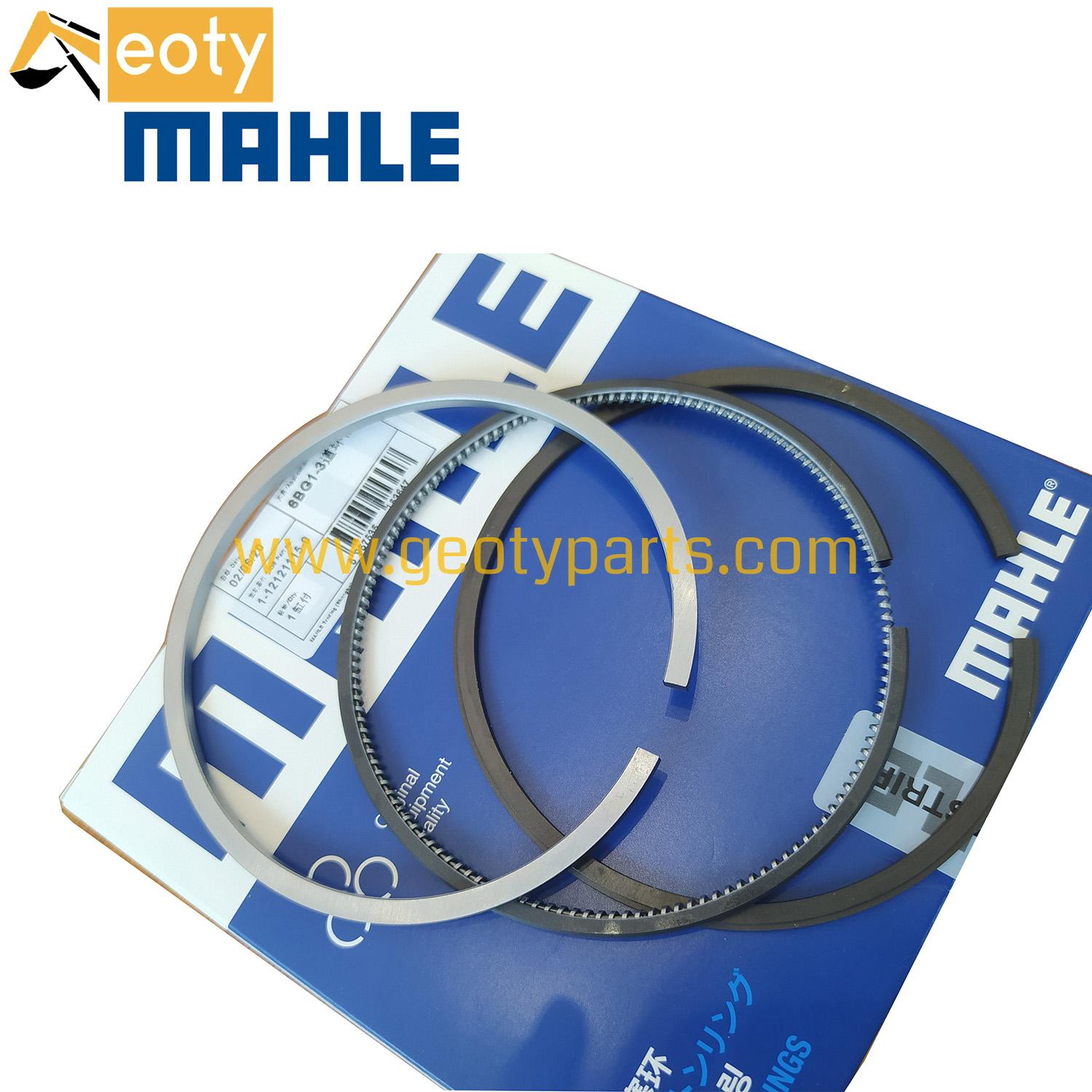 High Quality Diesel Engine Parts MAHLE  6BG1-3 Piston Ring  OE 1-12121115-0 For ISUZU SWE150LC