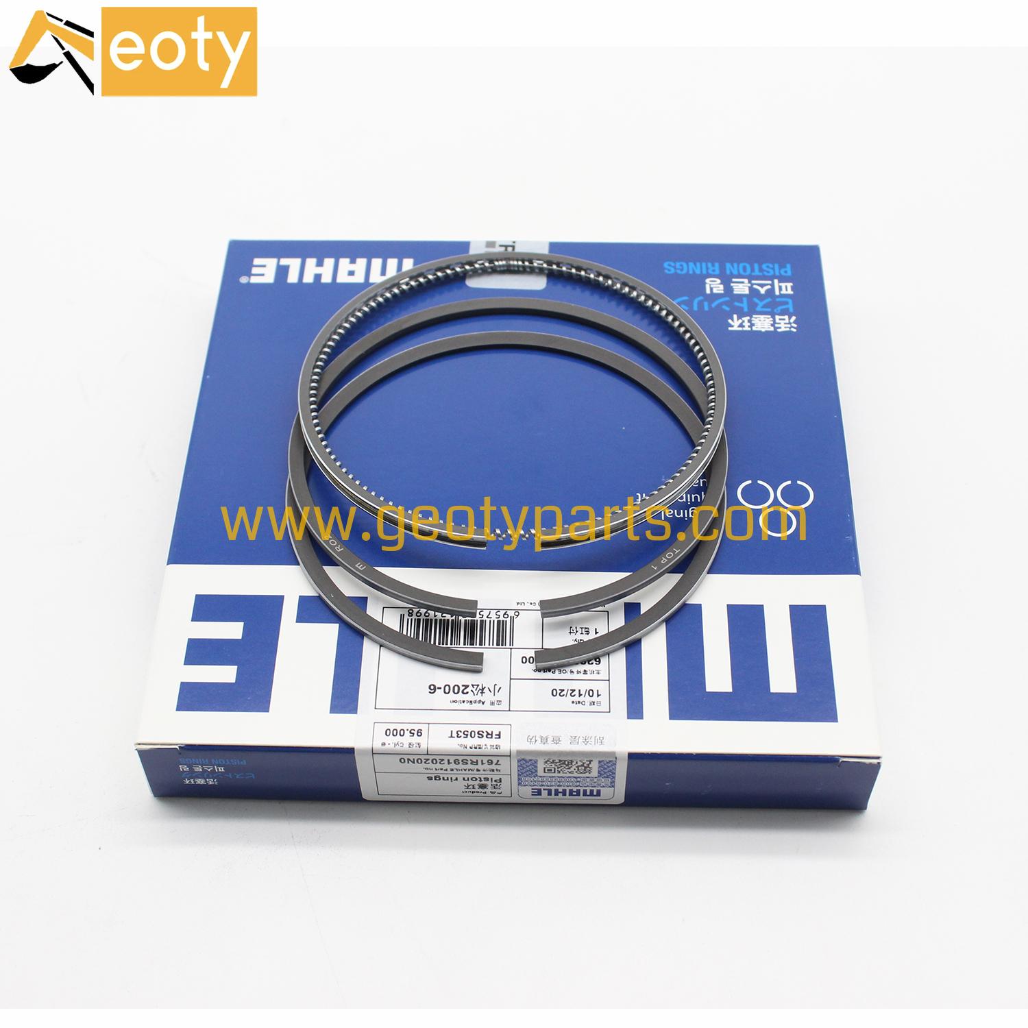 Komatsu PC200-6MAHLE 6209-31-2400 6D95 S6D95L 6D95-6 Piston Ring