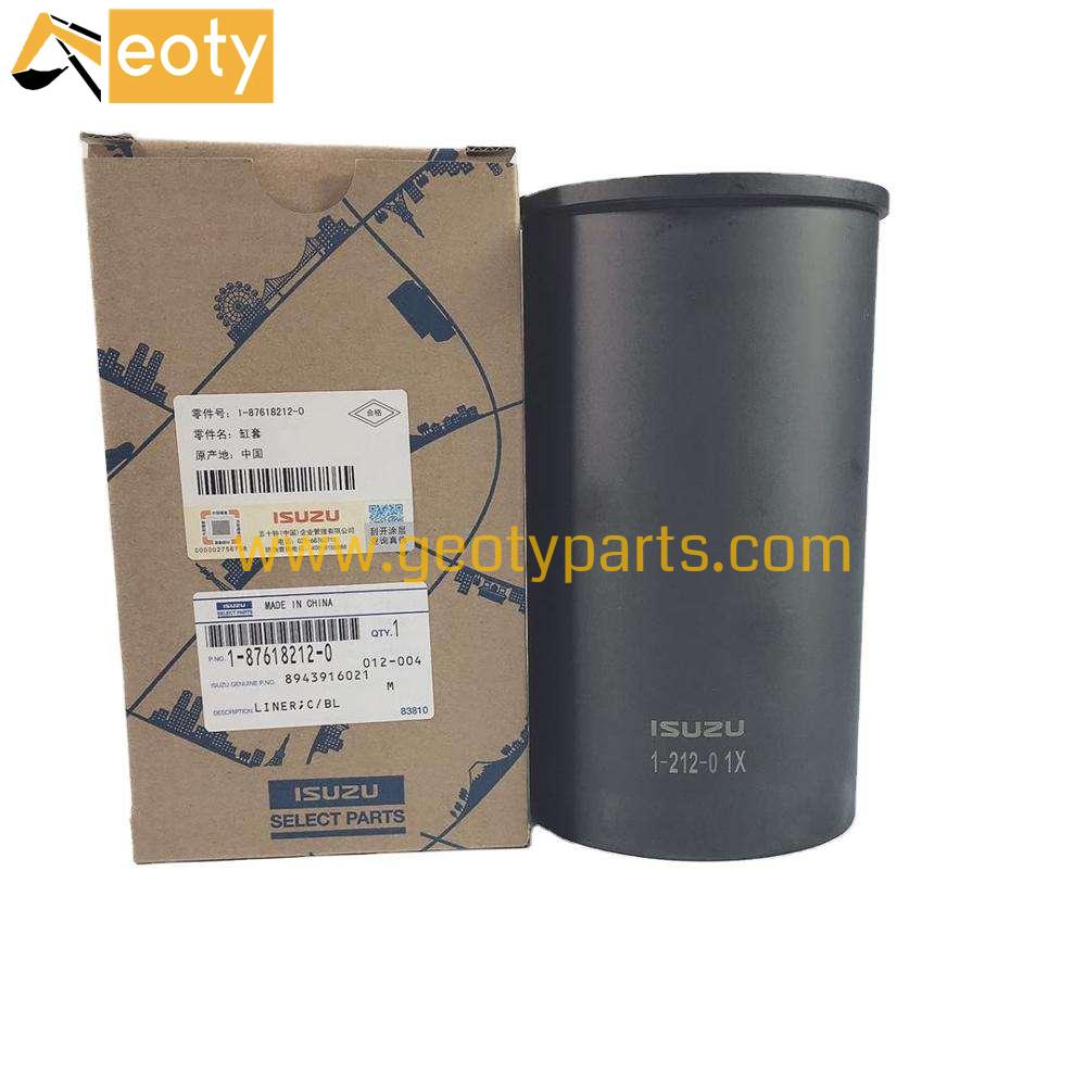 4HK1 6HK1 1X Cylinder Liner 1-87618212-0 1876182120