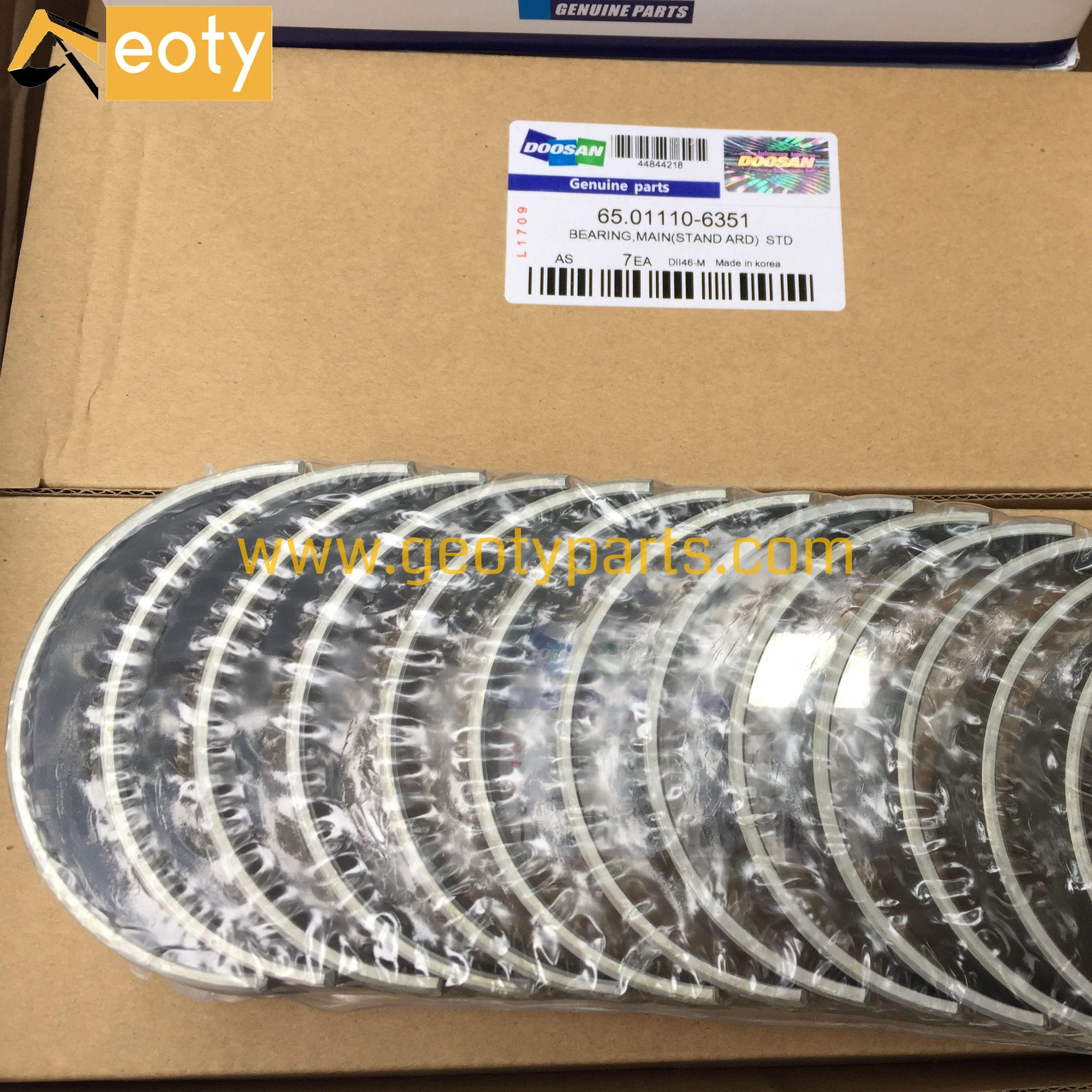 DB58 DE12 D2366 D1146 Main Bearing Con Rod Bearing 65.02410-6106 65.0110-6055A