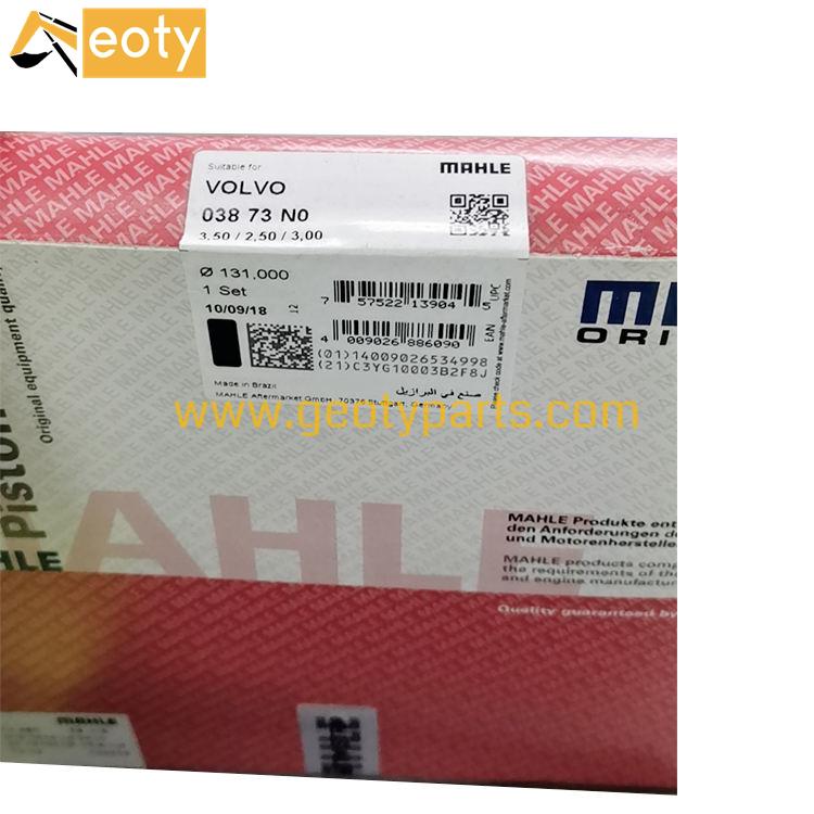 Genuine MAHLE 03873NO Volvo 20747511 Top Quality D13 Piston Ring Kit for Excavator EC380 EC480