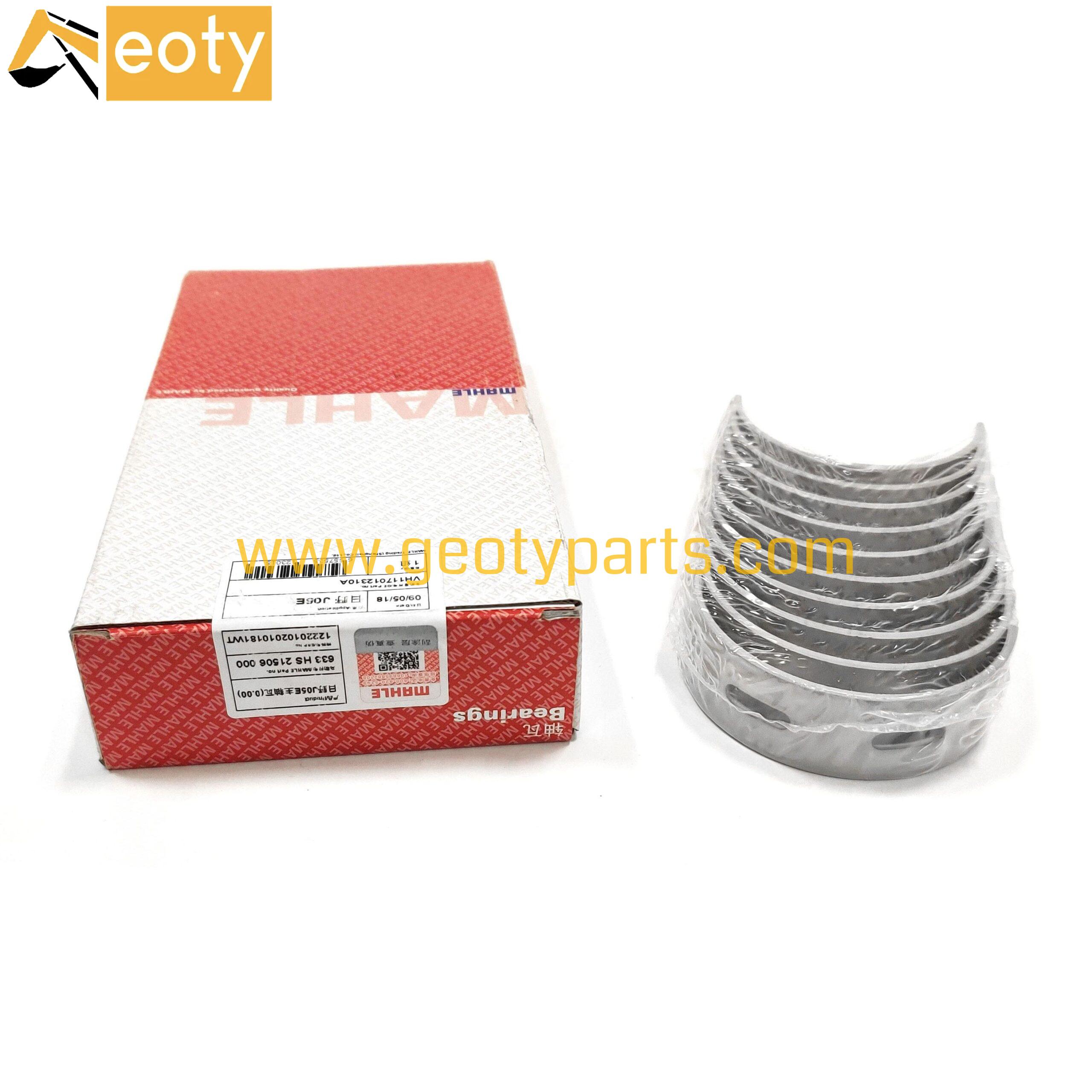 Hino J05E J05Ccrankshaft main bearing STD 025 050 S1170-32010 S1170-12160 S1170-12310