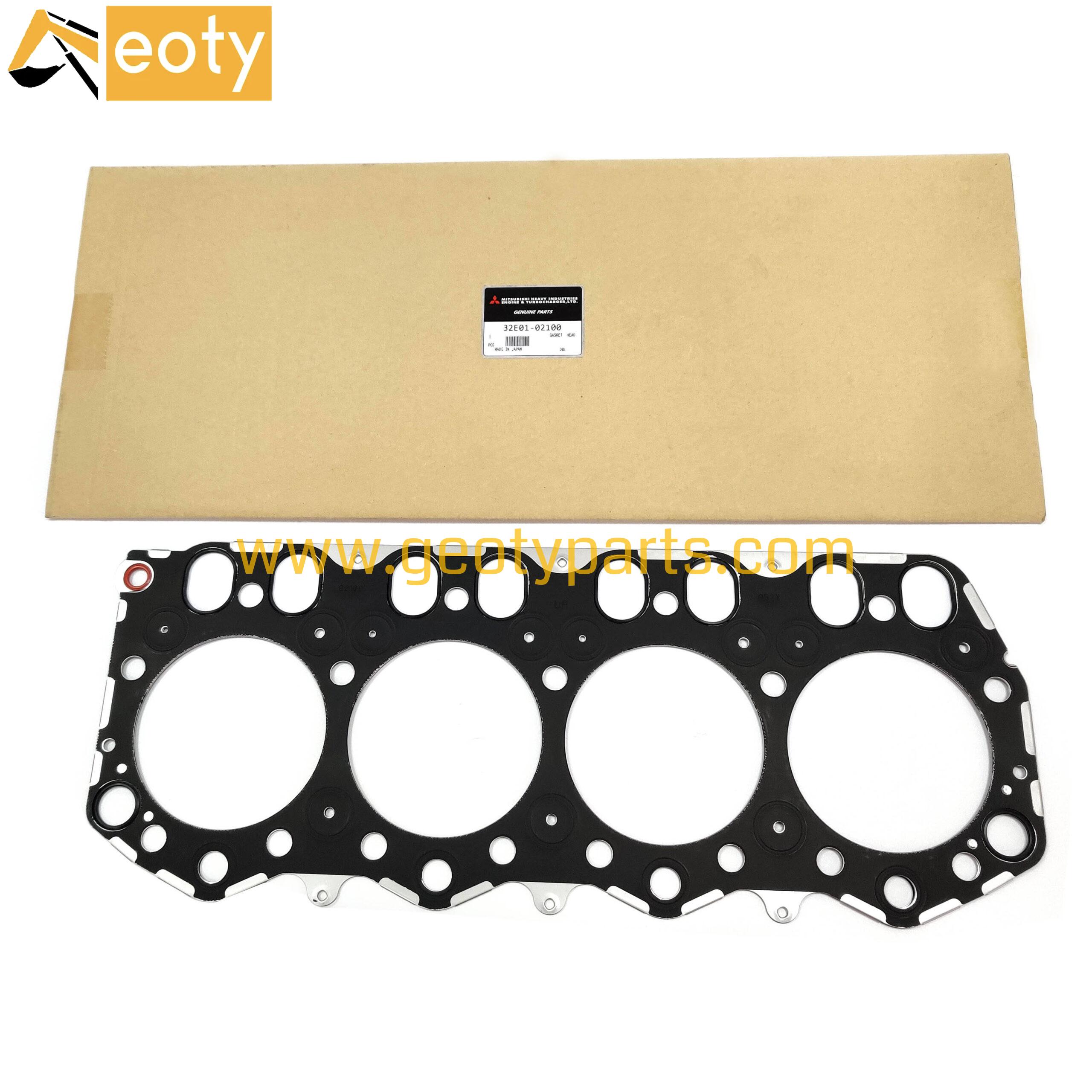 Kobelco SK130-8 SK140-8 Excavator D04FR cylinder head gasket for Misubishi diesel engine 32E01-02100