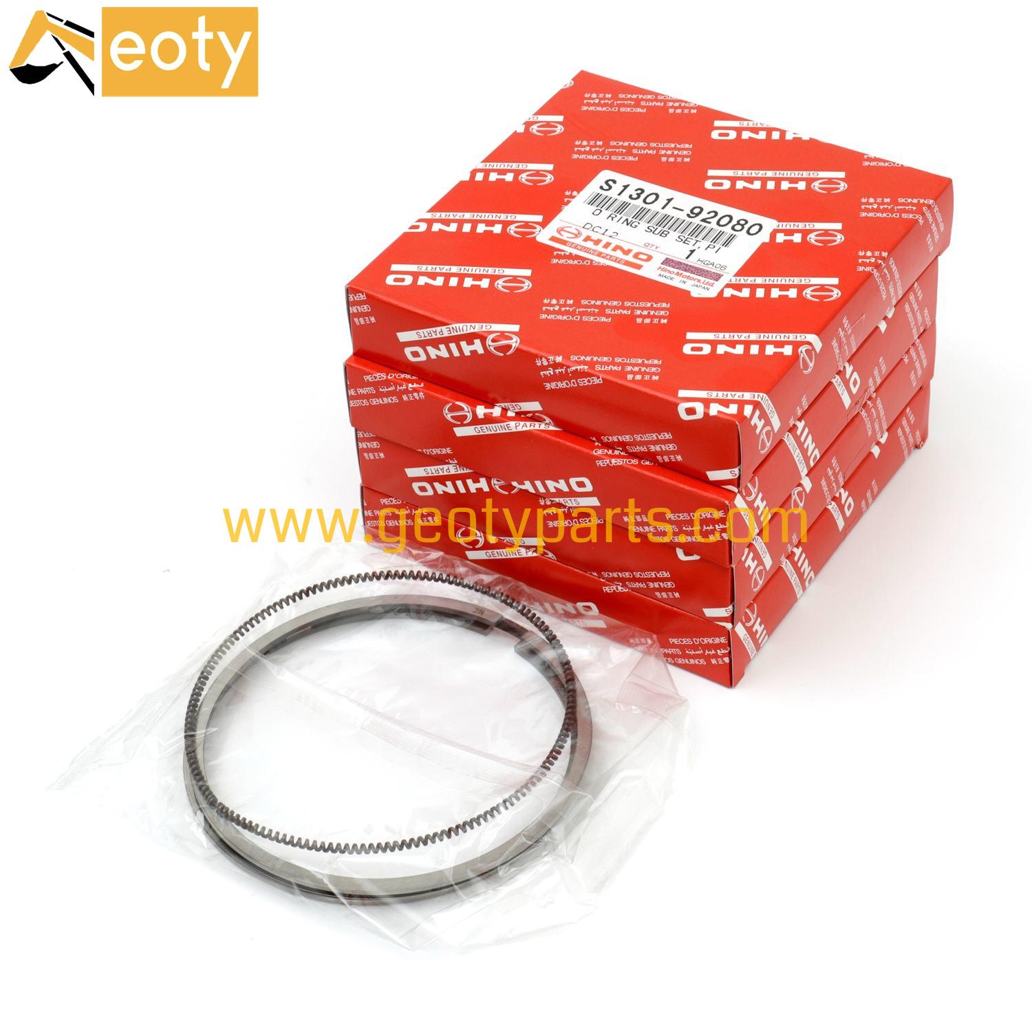 Hino J05E J08E Piston Ring S130B-E0390 S130B-E0291 S1301-92080 S130A-E0101