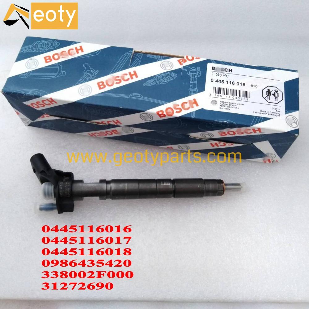 injector 0445116017 0445116018 338002F000 For Kia  Carnival Sorento D4HB VOLVO AWD  common rail injector 0445116017 33800-2F000