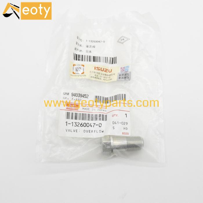 6BG1 OVERFLOW VALVE 1-13260047-0