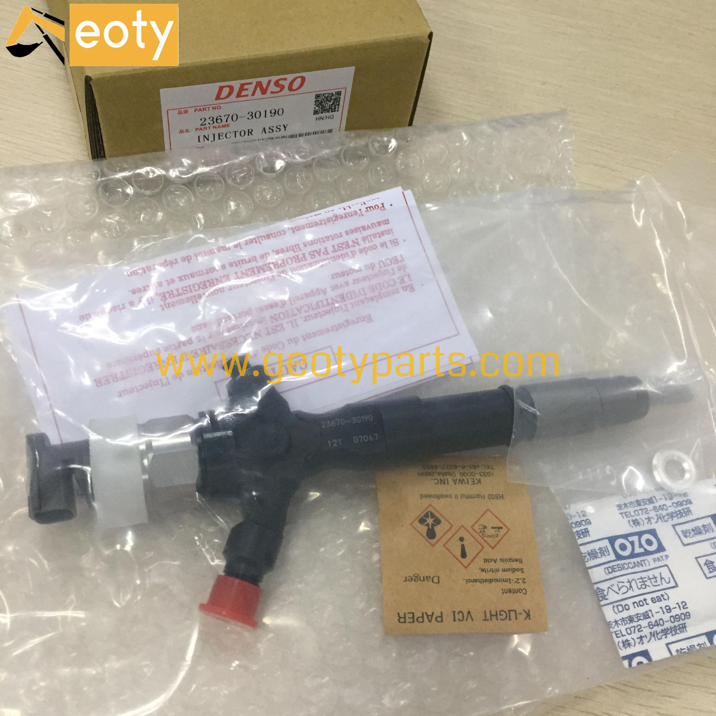 Toyota 1KD 2KD Common Rail fuel injector 295050-0100 23670-30196 23670-30190