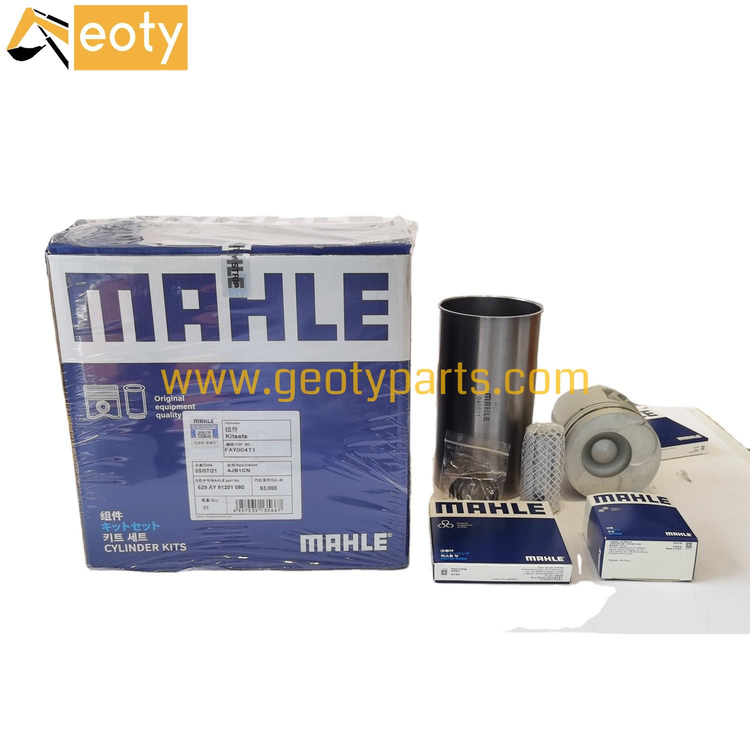 MAHLE 4JB1 OE 629AY91201090 Liner Kit For Isuzu