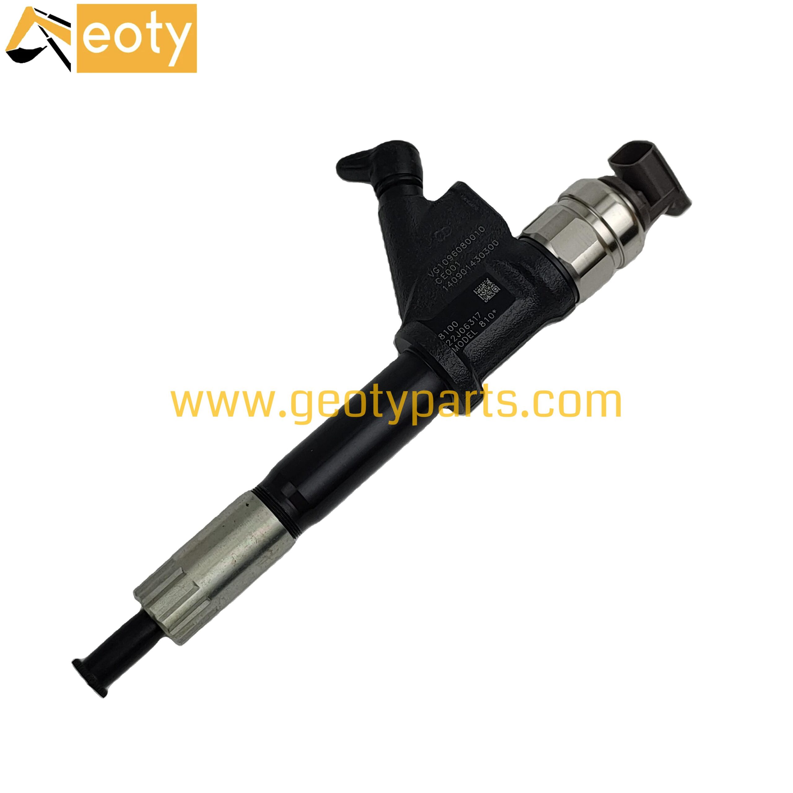 Original and New Common rail injector 095000-8100 VG1096080010 For HOWO 8DK