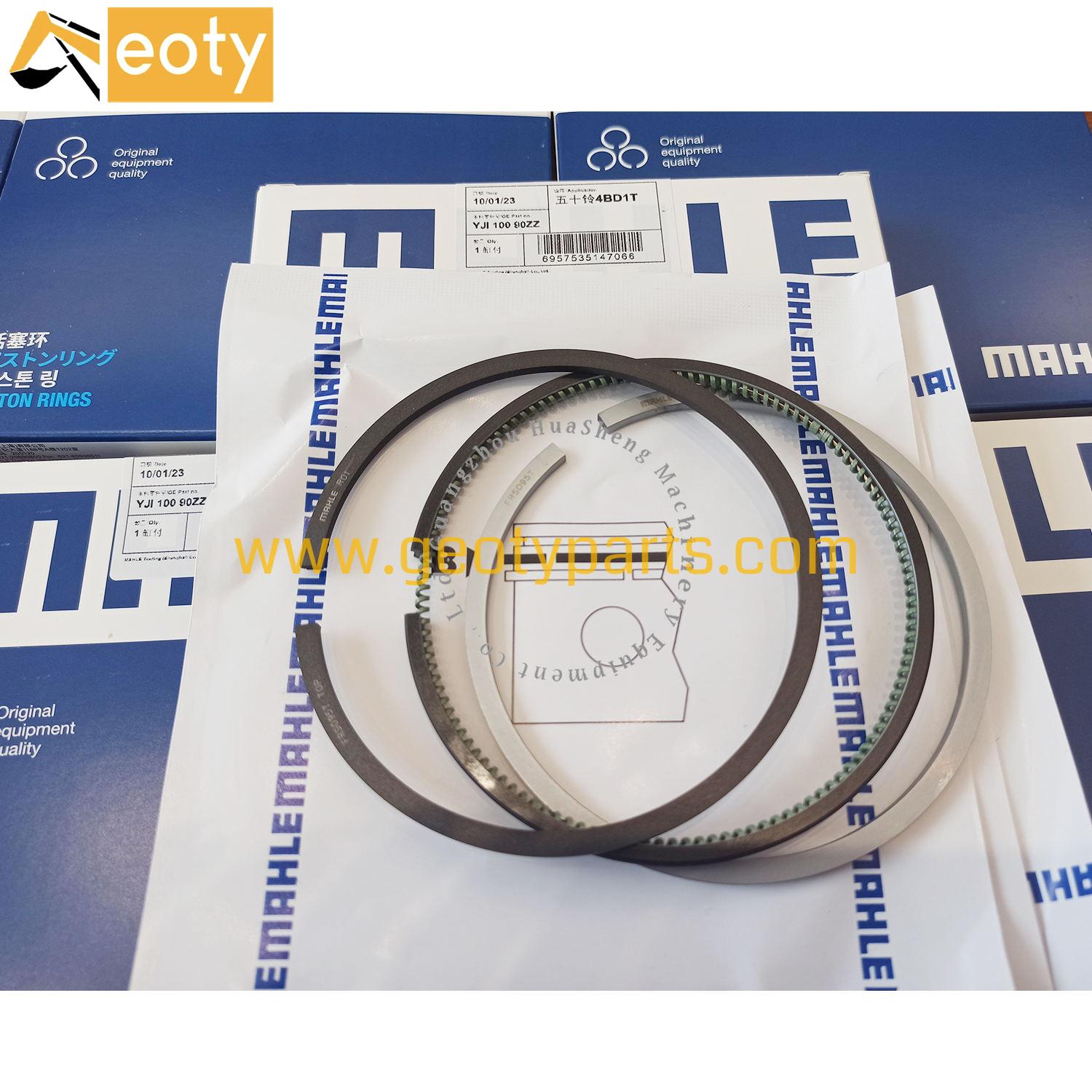 Mahle ISUZU 4BD1 6BD1 Engine Piston Ring For ZX200