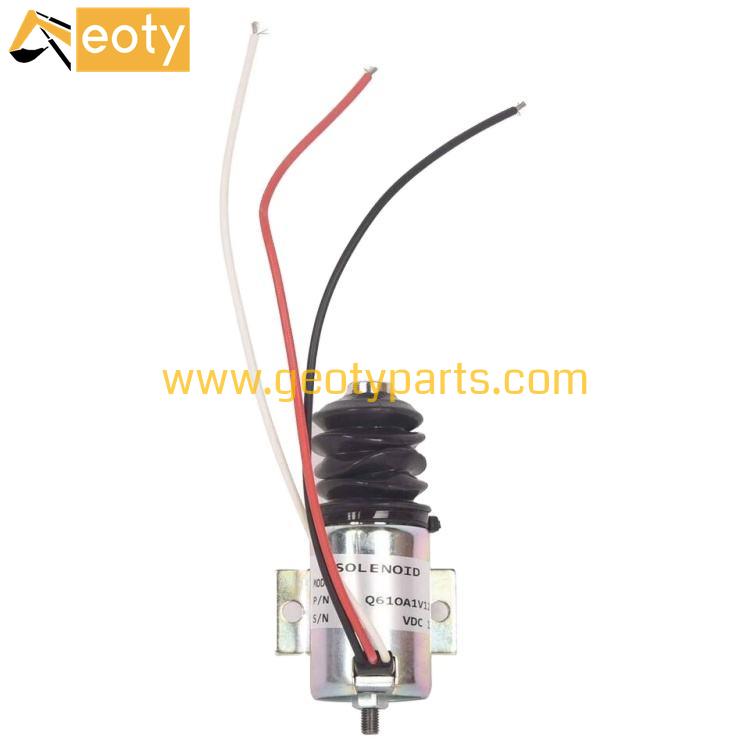 New Fuel Shut-off Solenoid Q610A1V12 Q610-A1V12 Fits Compressor Tractor