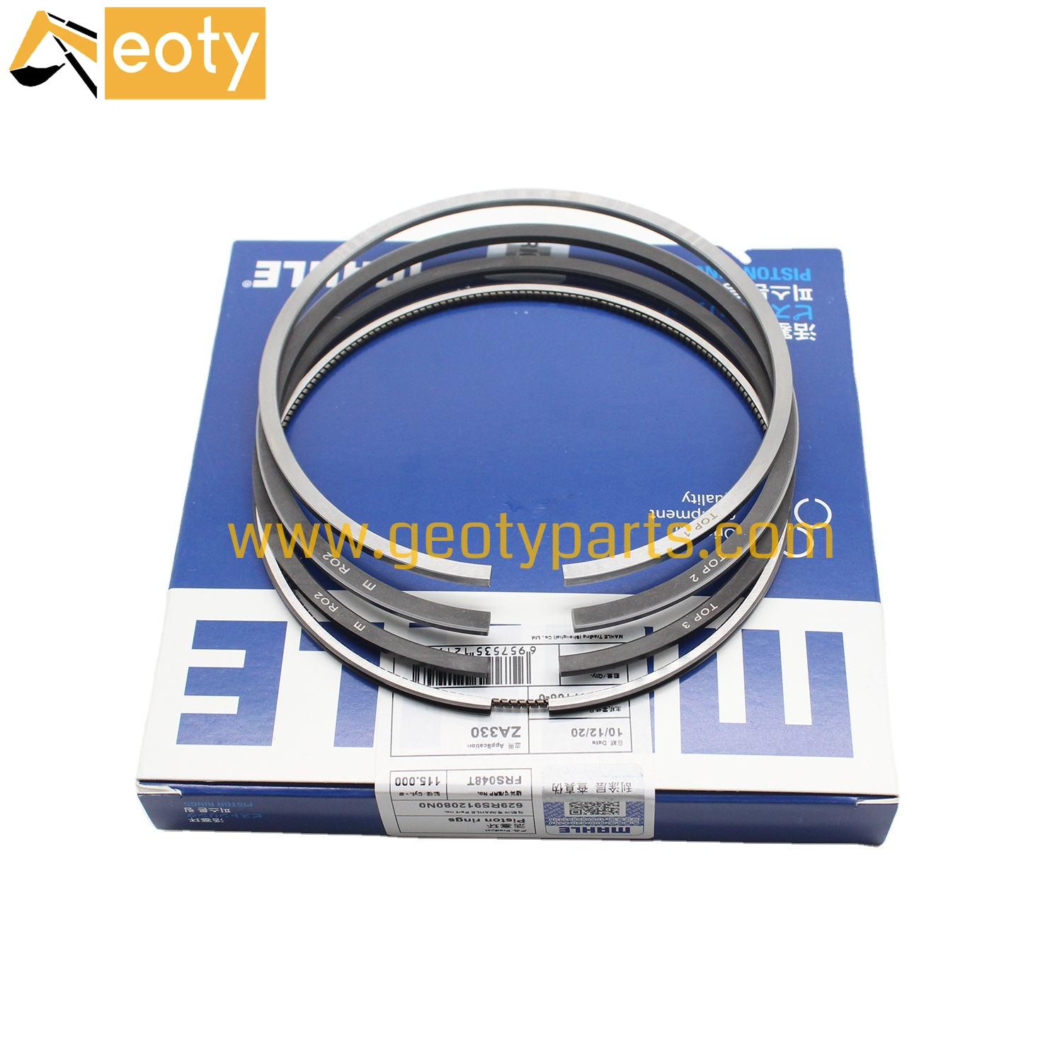 MAHLE Diesel Engine 8-98017166-0 ISUZU 4HK1 6HK1 6HK1T Piston Ring For  ZX330