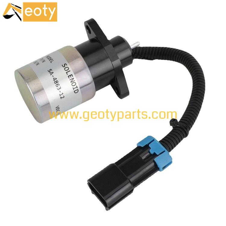 Fuel Shutoff Solenoid Actuator 12V 0175-12A5C9S SA-4863 For Diesel Engine