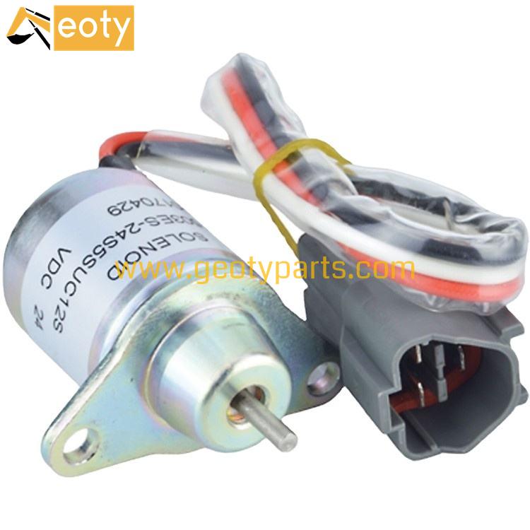 Fuel Shutoff Solenoid 1503ES24S5SUC12S SA4269-24 240-22166 For Engine R80 DH150