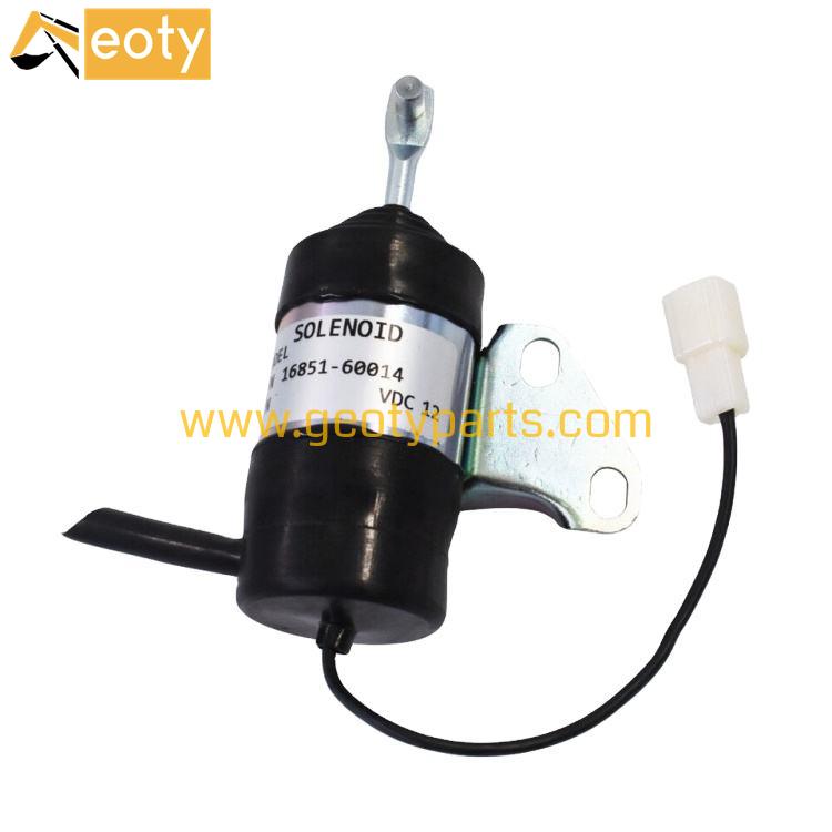 Fuel Shutoff Solenoid 16851-60014 For Engine BX2230D RTV900R RTV900T D902